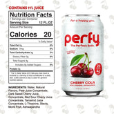 Perfy Cherry Cola case 12oz/355mL can 12ct - soda